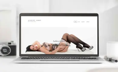 Création de site web pour mannequin